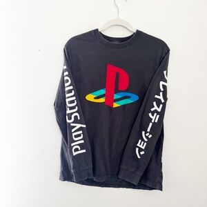 Sony PlayStation Black Long Sleeve Shirt